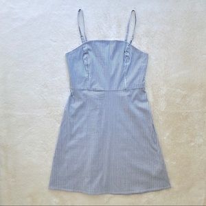 Urban Outfitters Blue & White Striped Mini Dress